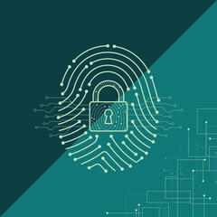 Data privacy fingerprint with secure digital lock