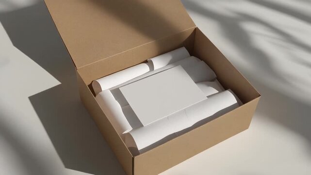 Bright Light Highlighting a Modern Unboxing