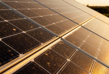 Solar Panel Texture - Renewable Energy Efficiency