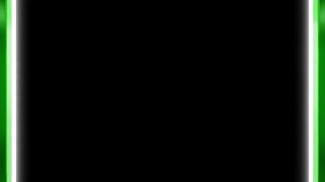 Green Screen chroma key lift doors opening closing scene 2 with distortion, overlay, glitch, static noise, scan lines on black background, 4k animated video loop