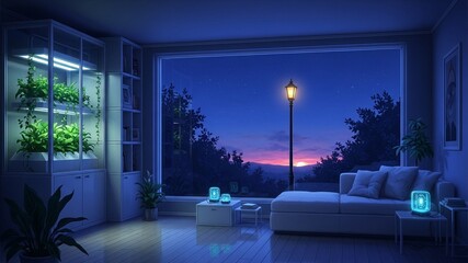 christmas tree in the living room