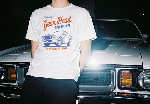 White T-shirt Mockup