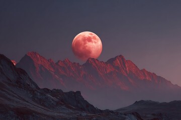 sunrise in the mountains