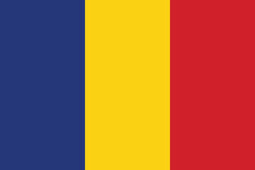 Fototapeta premium Romania Flag