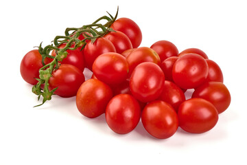 Vine of Cherry Tomatoes, isolated on white background