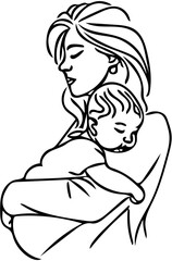 Mother and baby 