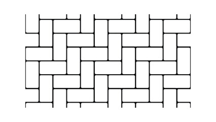 Grid black and white vector background texture. Modern abstract perspective geometric shapes pattern lines