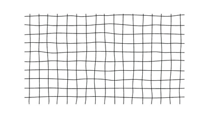 Grid black and white vector background texture. Modern abstract perspective geometric shapes pattern lines