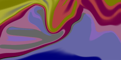 liquid abstract background with oil painting streaks and colorful abstract. colorful  ink marble texture background. Hand drawn illustration. Abstract pattern.