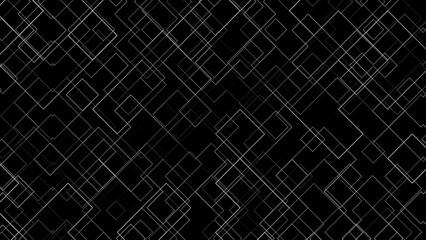 White grid lines. Computer generated 3d render