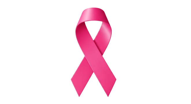 Pink Breast Cancer Awareness Ribbon symbol