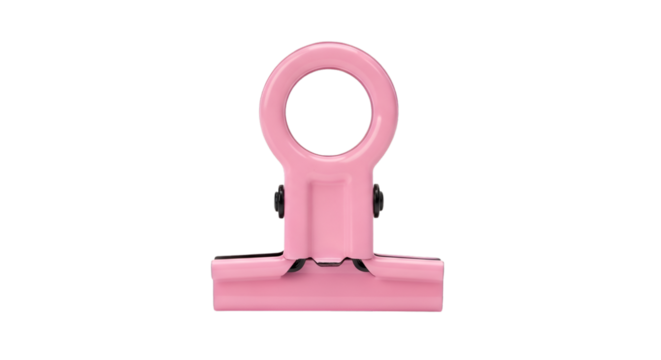 Pink Bulldog Clip binder clip clamp - Powered by Adobe