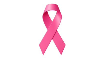 Pink Ribbon Symbol for Breast Cancer Awareness support
