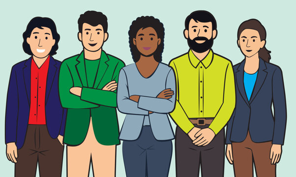 business team businessman success staff teamwork corporate young businessperson