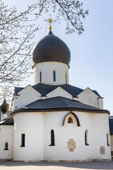 Russia. Moscow. The Church of the Intercession in the Marfo-Mariinsky Monastery.