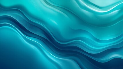 Rippled Blue Waves and Translucent Water Elements in Abstract Design
