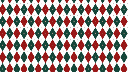 Argyle Vector Pattern. Christmas Background. Golf Textile Print. Emerald Diamonds with Gold Accent Lines. Seamless Pattern Tile. Argyle vector pattern. Argyle Seamless pattern for holidays.