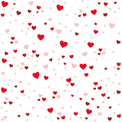 Red Hearts pattern background