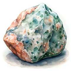 granite ,watercolor background