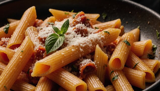 Make Italian-style maccheroni pasta for cooking