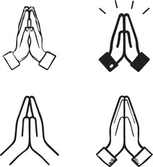 A vector illustration set of fashion clothing icons, including shopping bags, shirts, and dresses