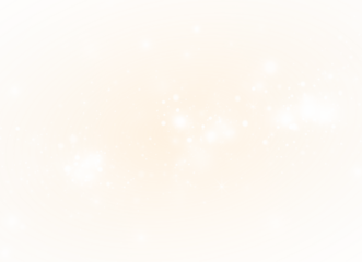 Orange sparkling background with light flares and bokeh effects. Transparent