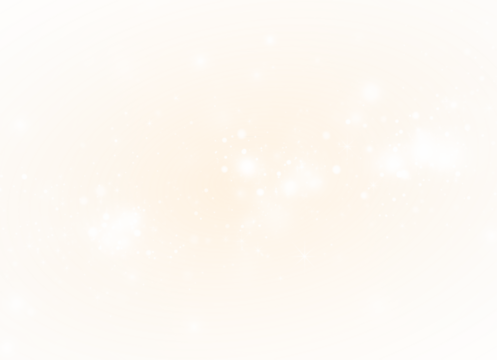 Orange sparkling background with light flares and bokeh effects. Transparent