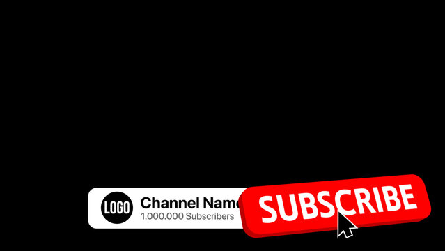 Typography Social Subscribe