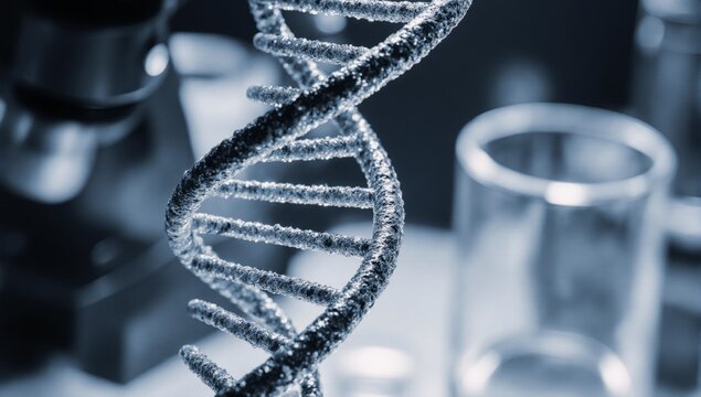 A DNA structure with intertwining strands