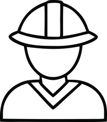 Construction worker vector icon, Construction Worker Business Person Project Manager Engineer Architect icon, Construction worker icons, Worker, Engineer icon.