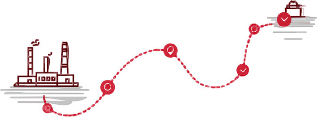Follow the red line of an ethical supply chain tracker