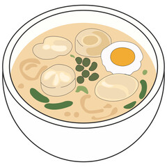 Light Kimchi Tofu Soup
