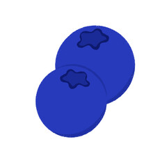 blueberries vector illustration crayon style