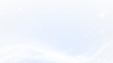 Blue abstract background with sparkles and waves in PNG for