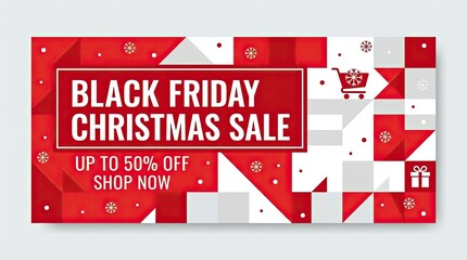 Black friday christmas sale offers savings.