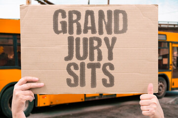 "Grand Jury Sits" Secret panels investigate allegations. GRAND. JURY. INDICTMENT. SECRET. INVESTIGATE.