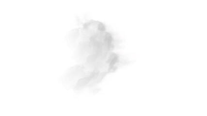 Abstract smoke background. A shot of the smokey effect on white background.  , transparent background