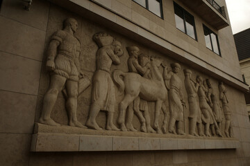 Classic building in the downtown of Budapest, Hungary