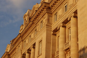 Classic building in the downtown of Budapest, Hungary