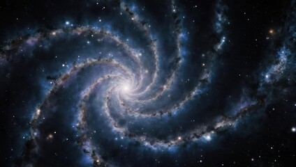 Stunning Spiral Galaxy in Deep Space - A Cosmic Marvel.