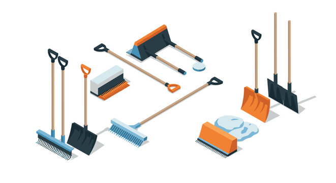 Pottery crafting in isometric style artisan creating ceramic pieces