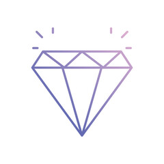 Diamond  vector icon