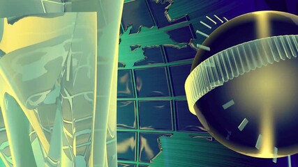 Dynamic 3D globe animation with modern design - Powered by Adobe