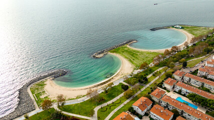 Yesilkoy Marina, Atakoy Istanbul Aerial View