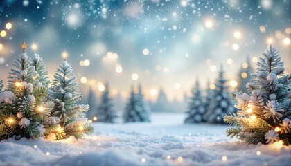 Winter wonderland celebration enchanted forest festive photography snowy landscape scenic view holiday spirit