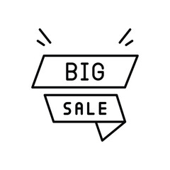 Big Sale vector icon