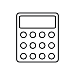 Calculator vector icon