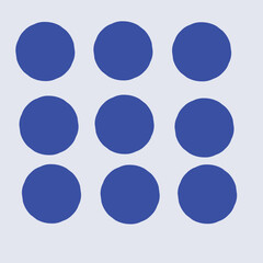 set of round web buttons vector