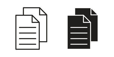 Duplicate icons set. Pixel Perfect scalable icons.