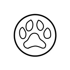 animal paw icon